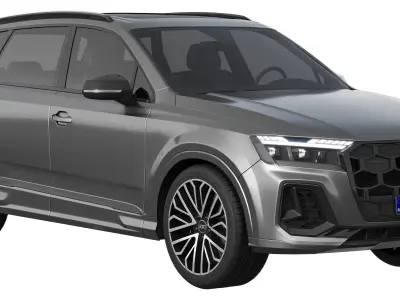 Audi SQ7 2024 3D model