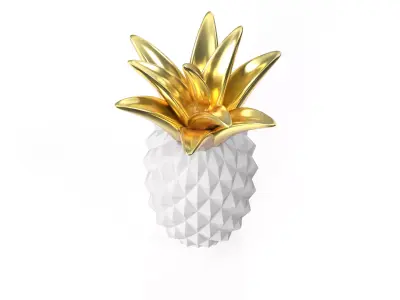 Pineapple Low-poly 3D model