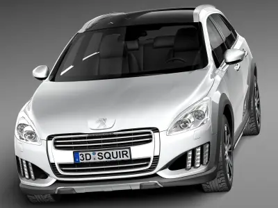 Peugeot 508 RXH 2013 3D model