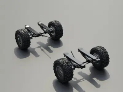 LIFT KIT 02A-2 LEAF SPRINGS 3D print model