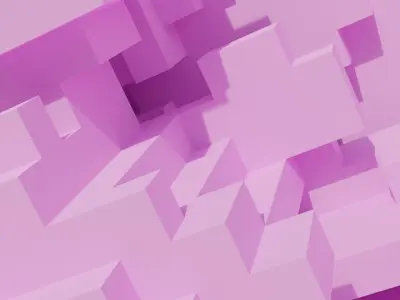 Geometric blocks V7 3D model