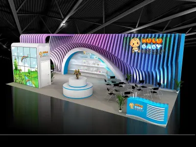 Exhibition - Area - 12X6-3DMAX2011-03 3D model