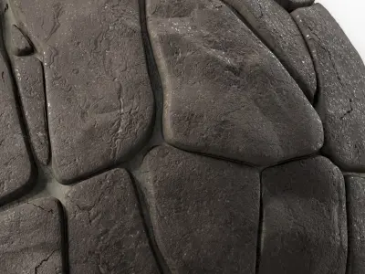 Stone Wall Materials 118- Sbsar Pbr 4k Seamless Texture