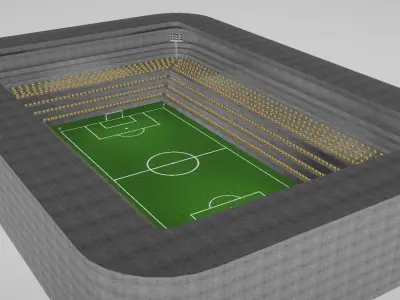 3D Stadium 3D model
