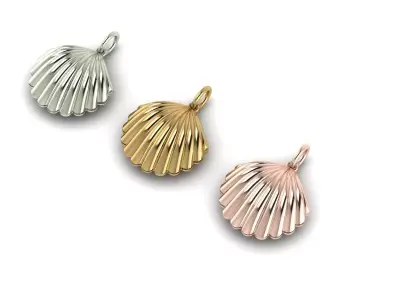 Shell Pendant 3D print model