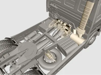  Liaz 300 MAXI Low-poly 3D model