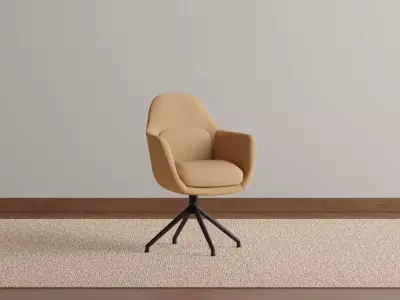 Stupor Swivel Base Chair 3D model
