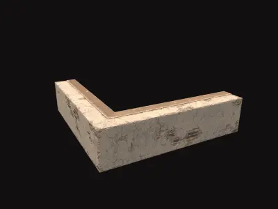 Medieval Ground Layout V01 Low-poly 3D model