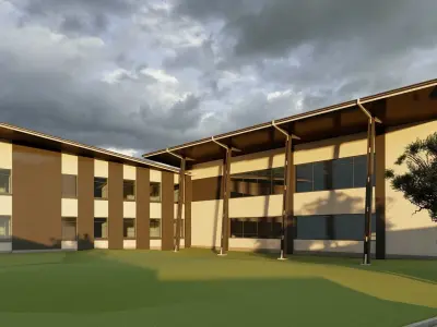 SCHOOL BUILDING 3D model 85