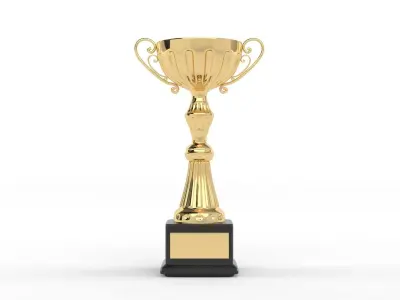 Cups Trophy 3D model 5