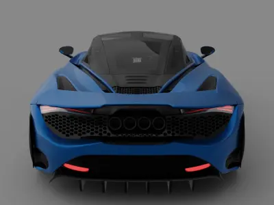 McLaren 765LT  3D model