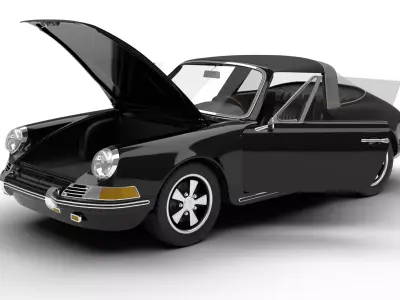 Porsche 911 Targa 1967 HQ 3d model  3D model