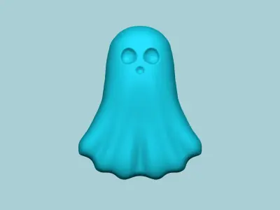 Halloween Molding A03 Ghost - Chocolate Silicone Mold 3D print model