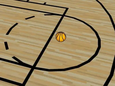 Basketball Court 3D model