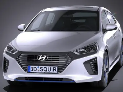 Hyundai Ioniq 2017 3D model