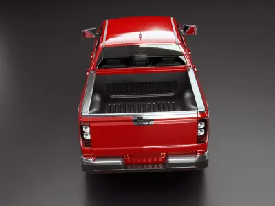 Generic Modern Pickup Truck 3D model