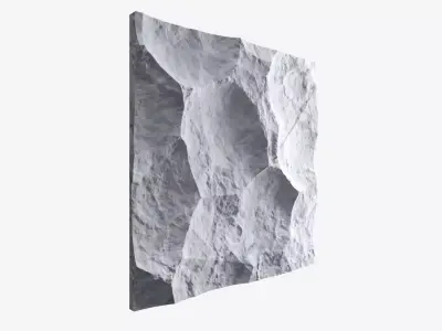 311-RockPanel piece of rock on wall 3D model