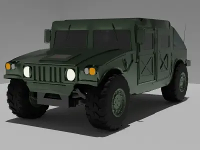 Humvee Free 3D model