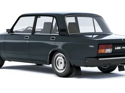 VAZ Lada 2107 1982 3D model