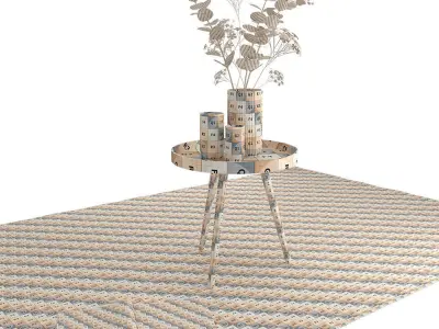 Decoration Set - Livingroom 01 3D model