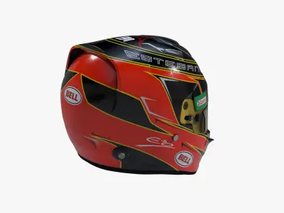 Ocon helmet 2020 Low-poly 3D model