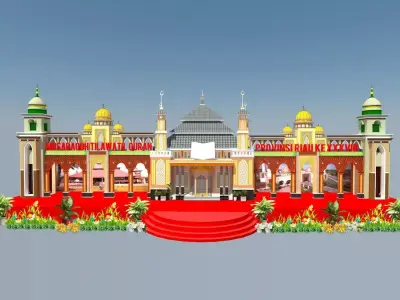 Event Venue Design 3D model