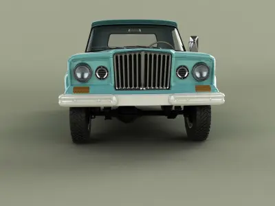 Jeep Gladiator Thriftside SJ Pickup 3D model