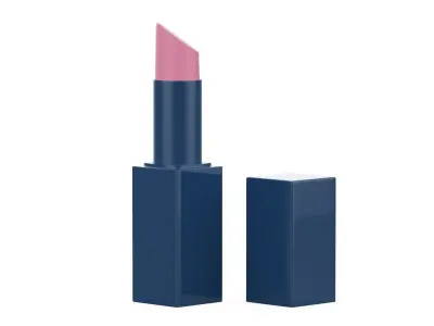 Lipstick styrofoam lip balm container Free 3D model