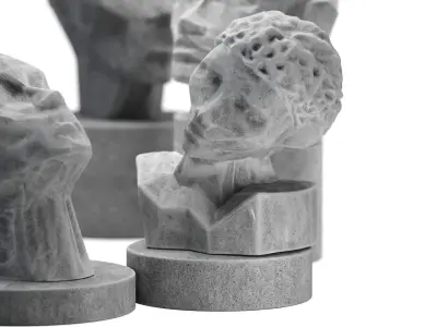 Bust Sculpture 3D model