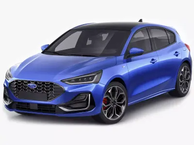 Focus Hatchback 2022 3D model