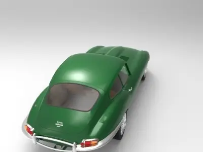 Jaguar E-Type Free 3D model