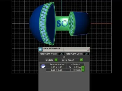 De Grisogono ring  Jewelry Black Bell Collection Ring  829 3D print model