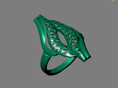 Women Plain Ring Ready STL Models Womens Ring 3d models 3D print model 4