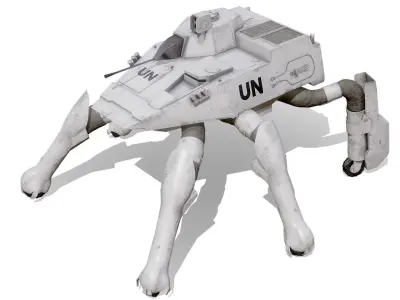 Type 98 RADHA Multiple Combat Command Labor Free low-poly 3D model