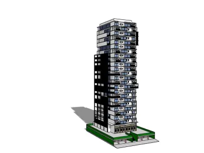 Mixed use 01 3D model