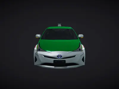 Car Taxi Japanese 01 3D model