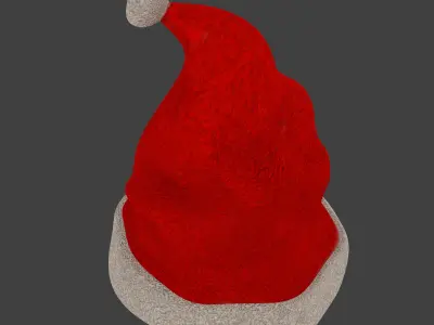 Santa Hat Free low-poly 3D model