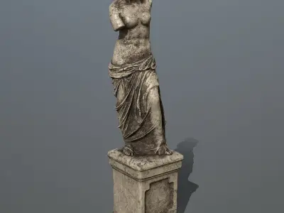 Venus  de  Milo Low-poly 3D model
