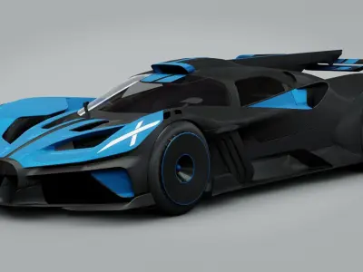 Bugatti Bolide  3D model