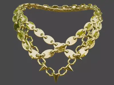 Lil Uzi Chain Free 3D model