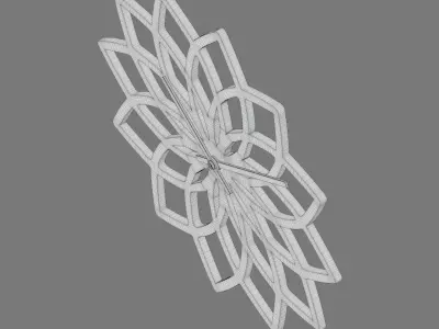  Geometric clock  3D model