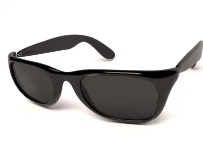 COLOR SUNGLASES  Low-poly 3D model