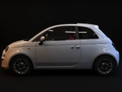 Fiat 500 3D model