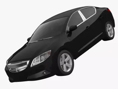 Sedan 1 acura 3D model