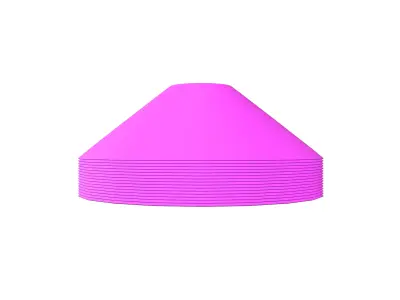 Pile of Soccer Cones v1 005 Low-poly 3D model