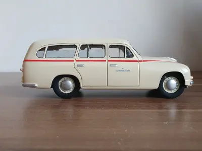 Skoda 1200 ambulance 3D print model