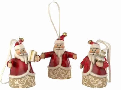 Santa Decoration 3D model