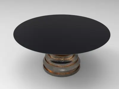 Osus Side Table Low-poly 3D model