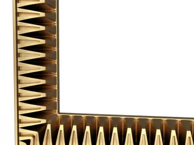 Classic Frame 034 Low-poly 3D model