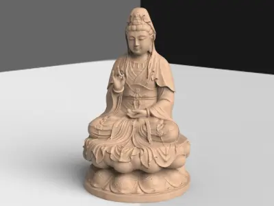 buddha 03 3D print model